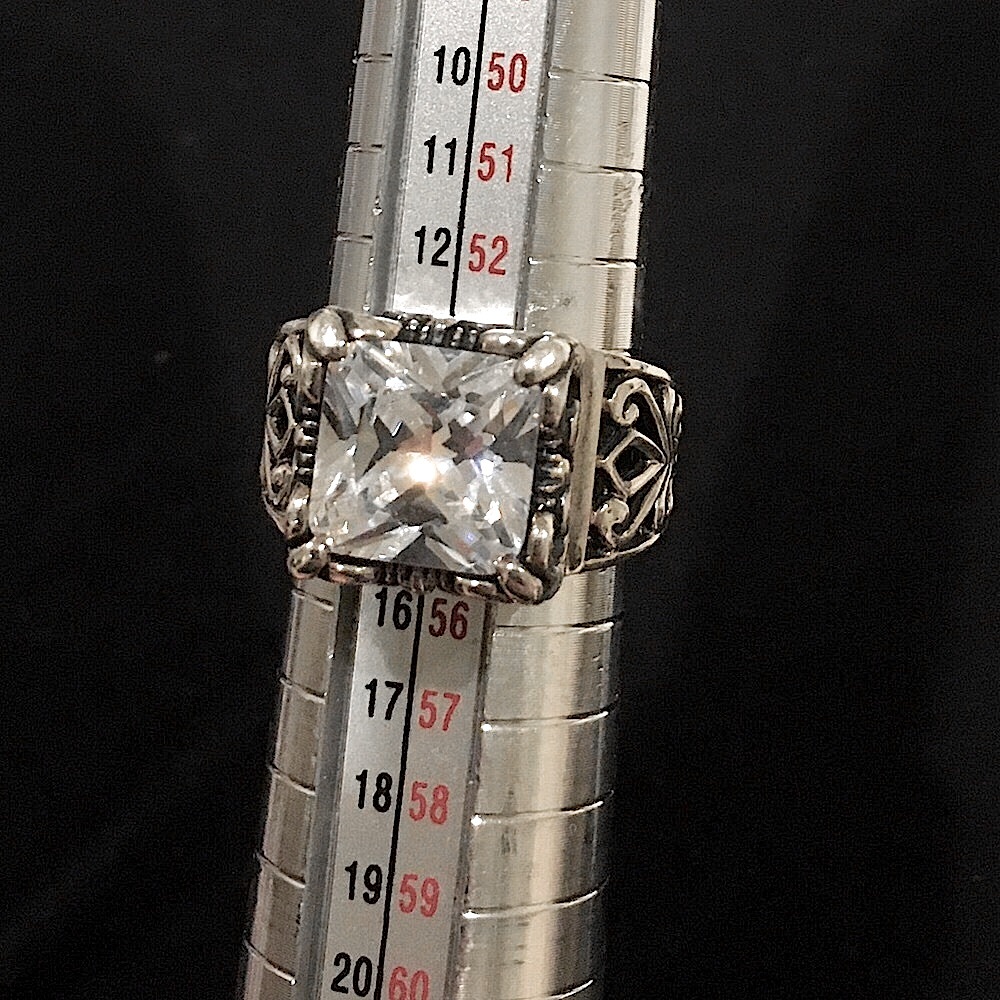 SILPADA Uptown Sterling Silver CZ Cocktail Ring - Picture 7 of 10